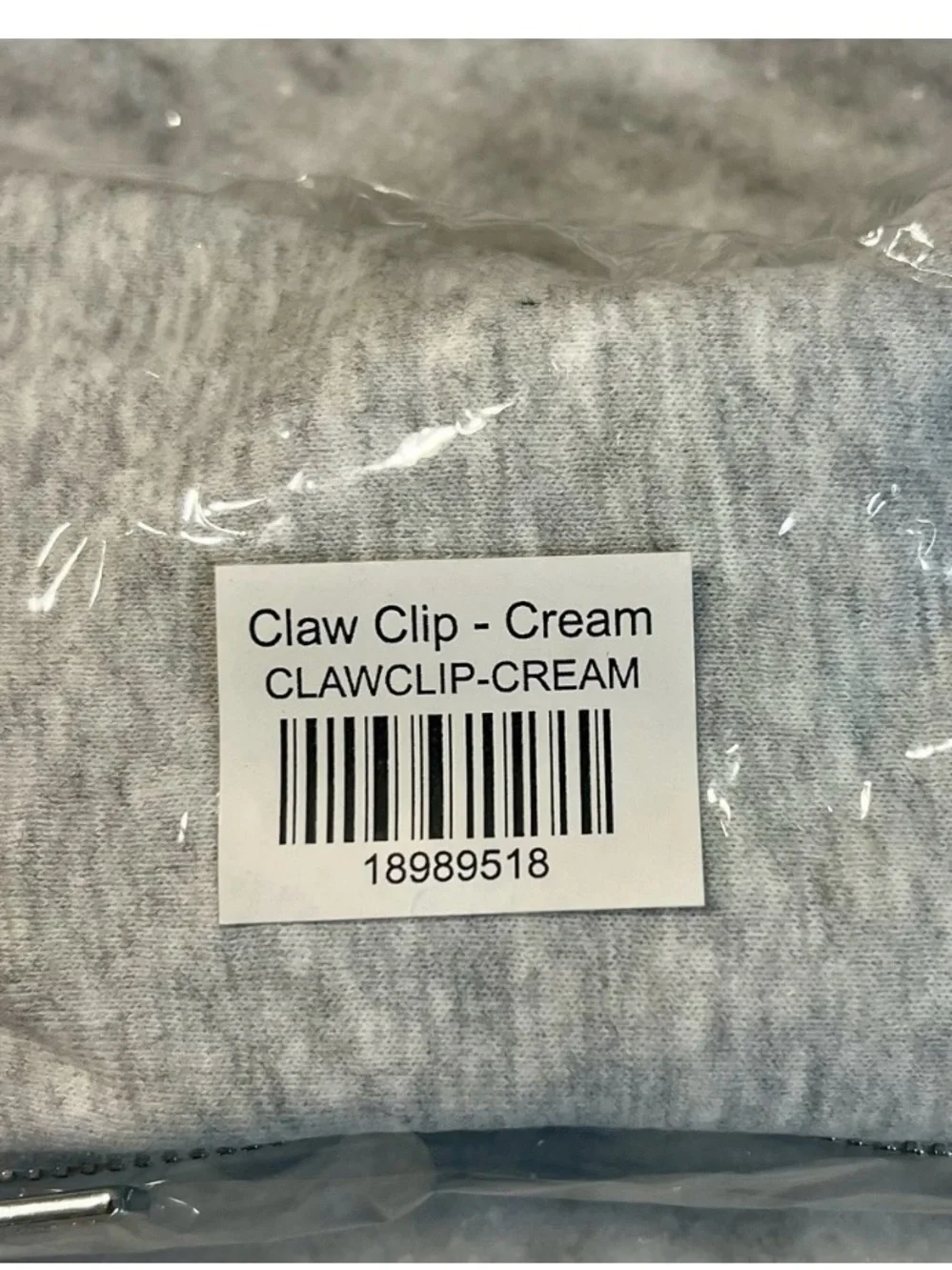 PARKE Cream Hair Claw Clip Bridal Collection Beautiful New in zippered pouch